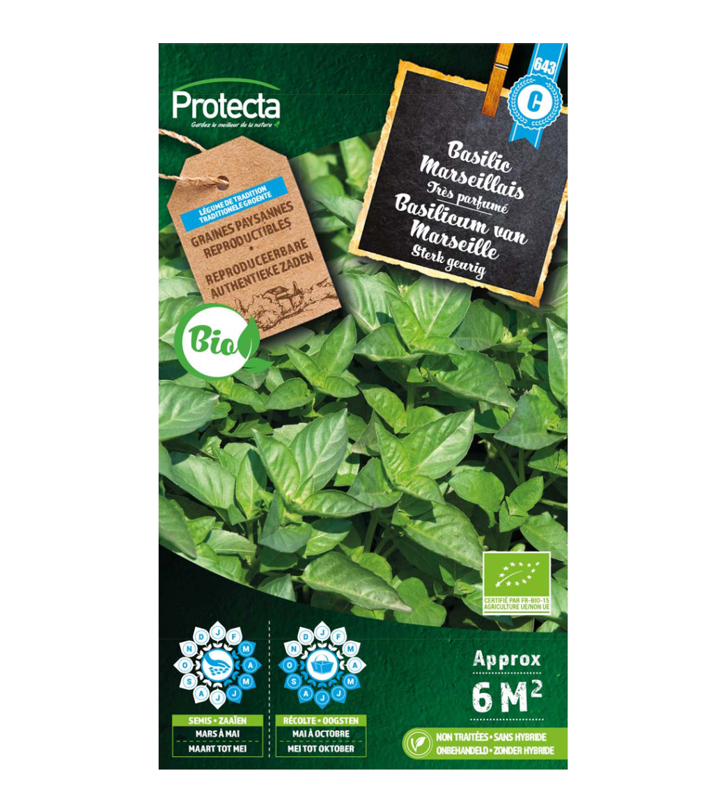 Basilicum van Marseille BIO main product photo