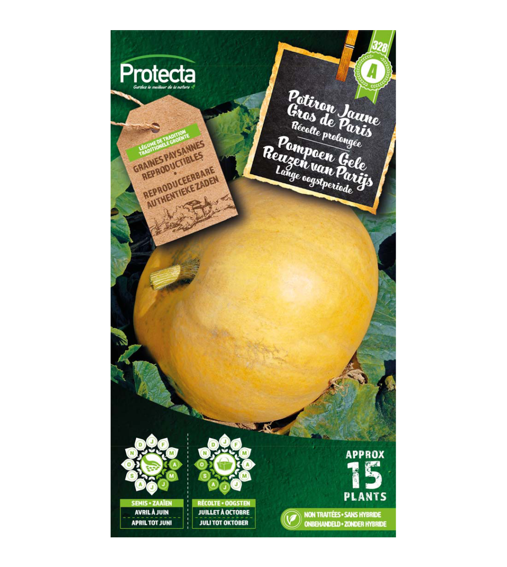 Pompoen Gele Reuzen van Parijs main product photo